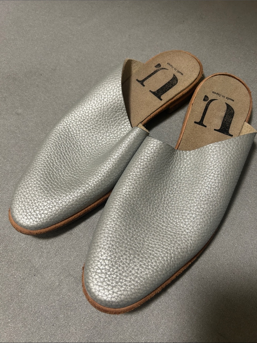 U. Made in Japan Brand Leather Slip-On